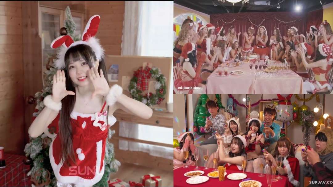 亚洲圣诞特辑PMV混剪抖音风混剪骚逼人妻抖奶挑逗裸舞性交