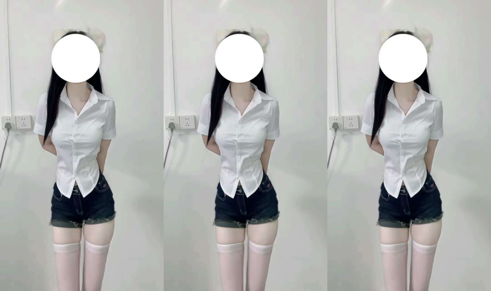 黑丝网袜翘臀白虎女神自慰#剪辑#白虎#骚逼#机炮#挑逗#美臀